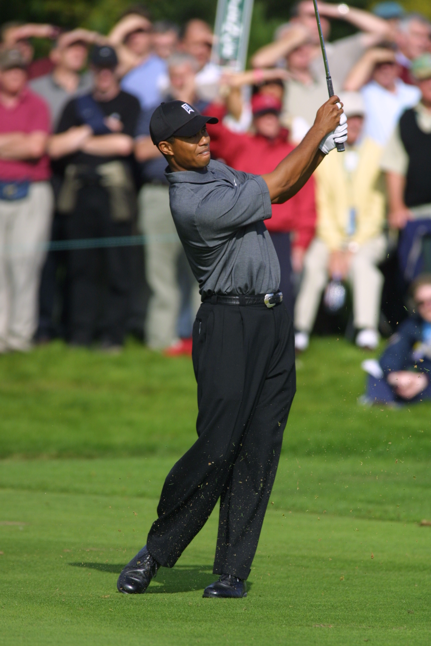 Tiger Woods playing at Mount Juliet Golf Course