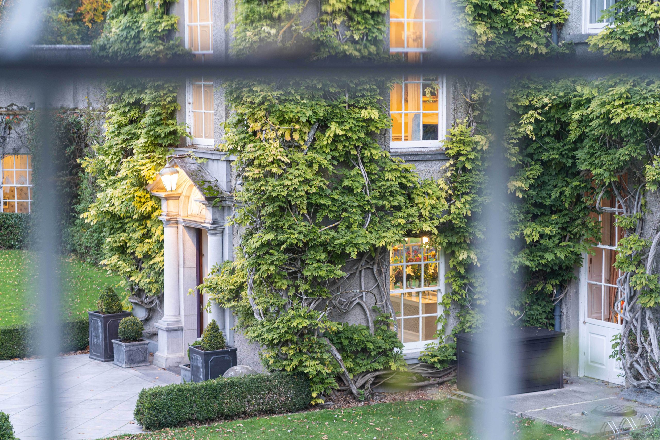 View of the Entrance to Manor House