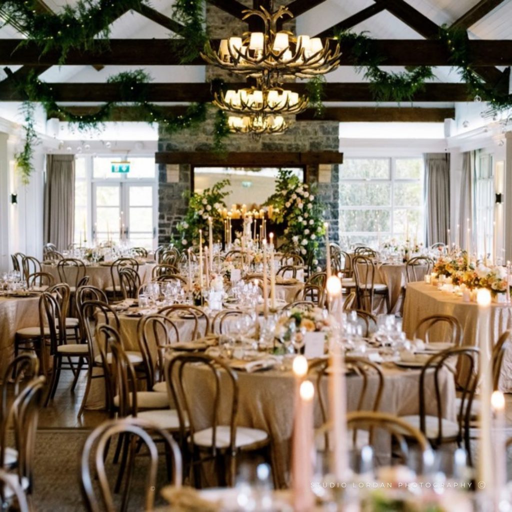 Wedding tables at McCalmont Suite