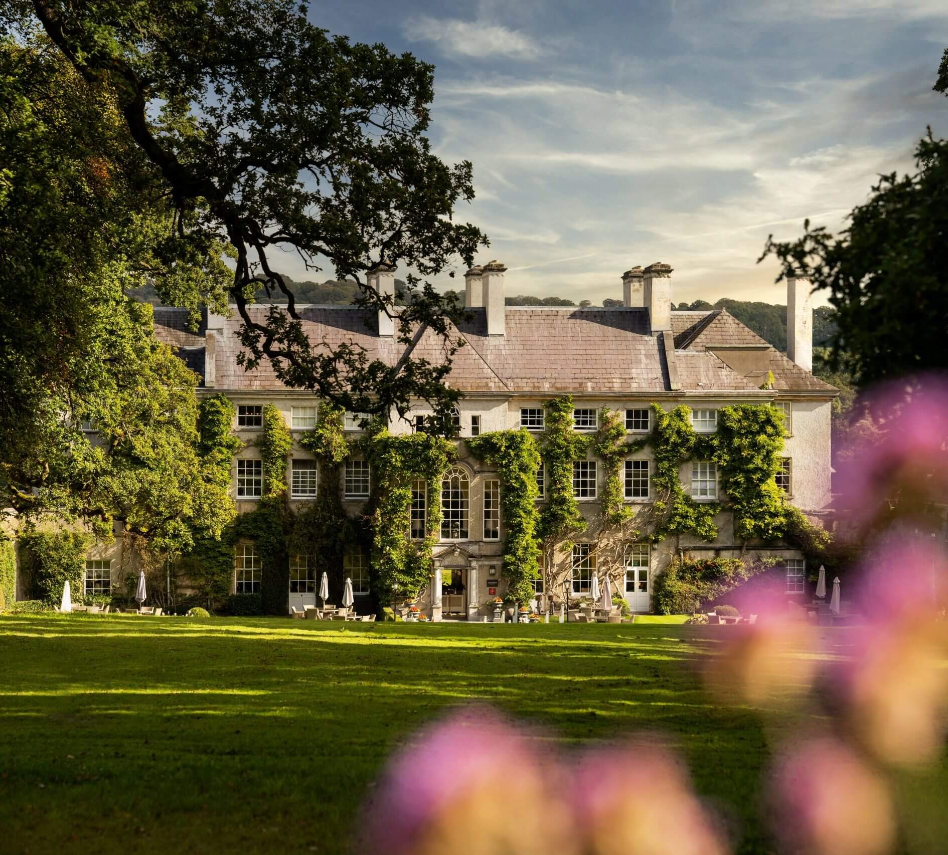 Manor House exterior at Mount Juliet Estate
