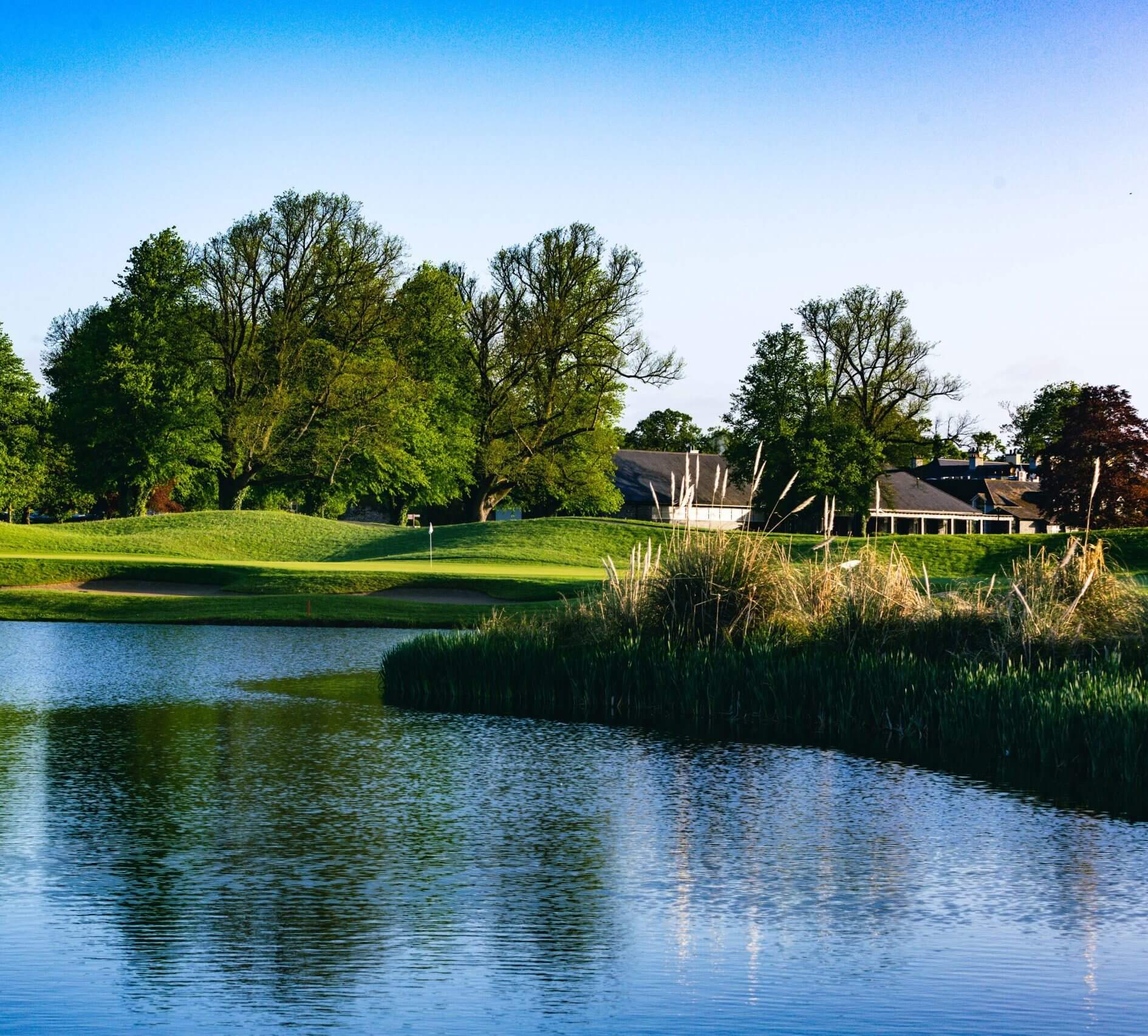 Golf course lake at Mount Juliet Estate