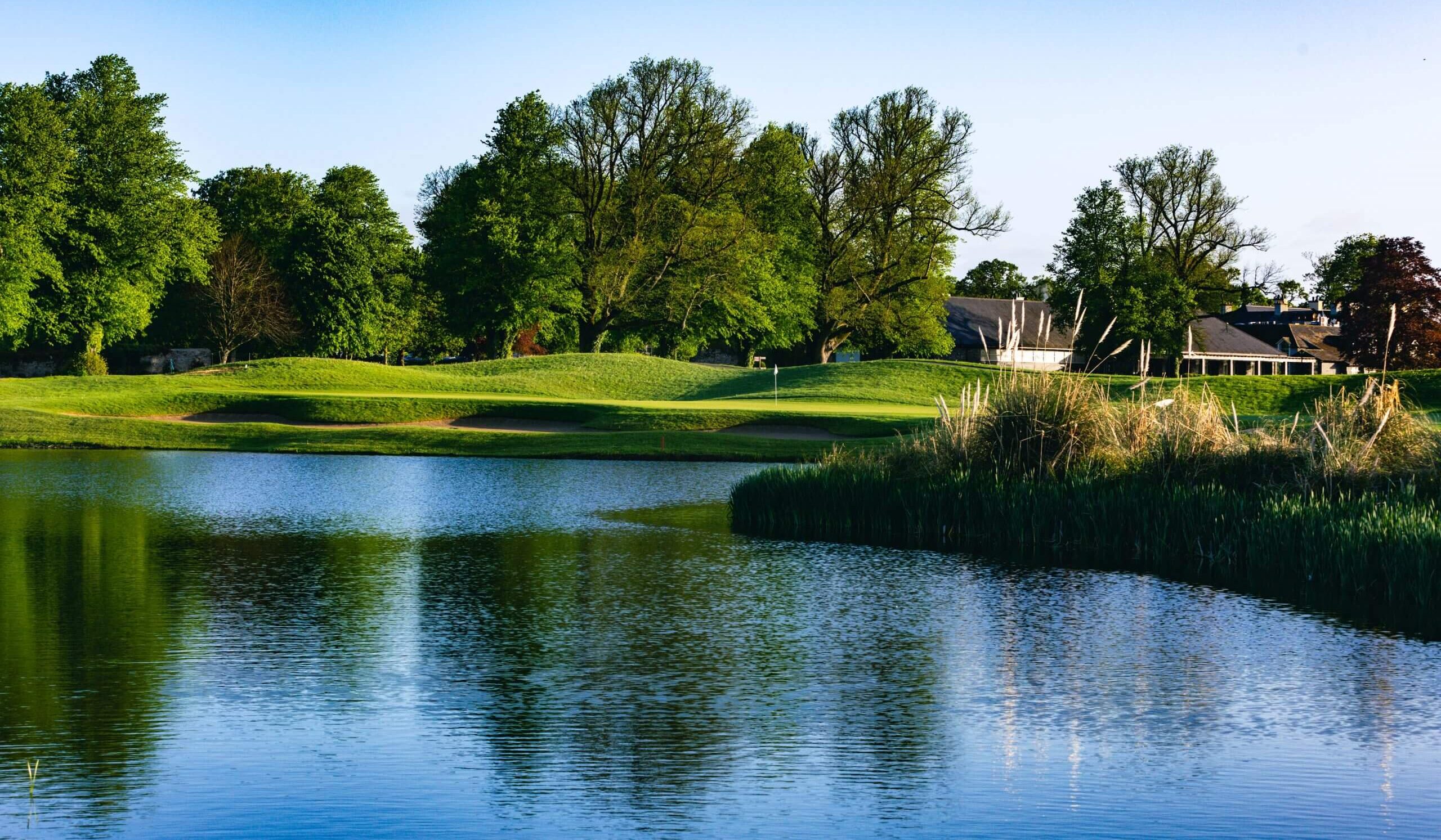 Golf course lake at Mount Juliet Estate