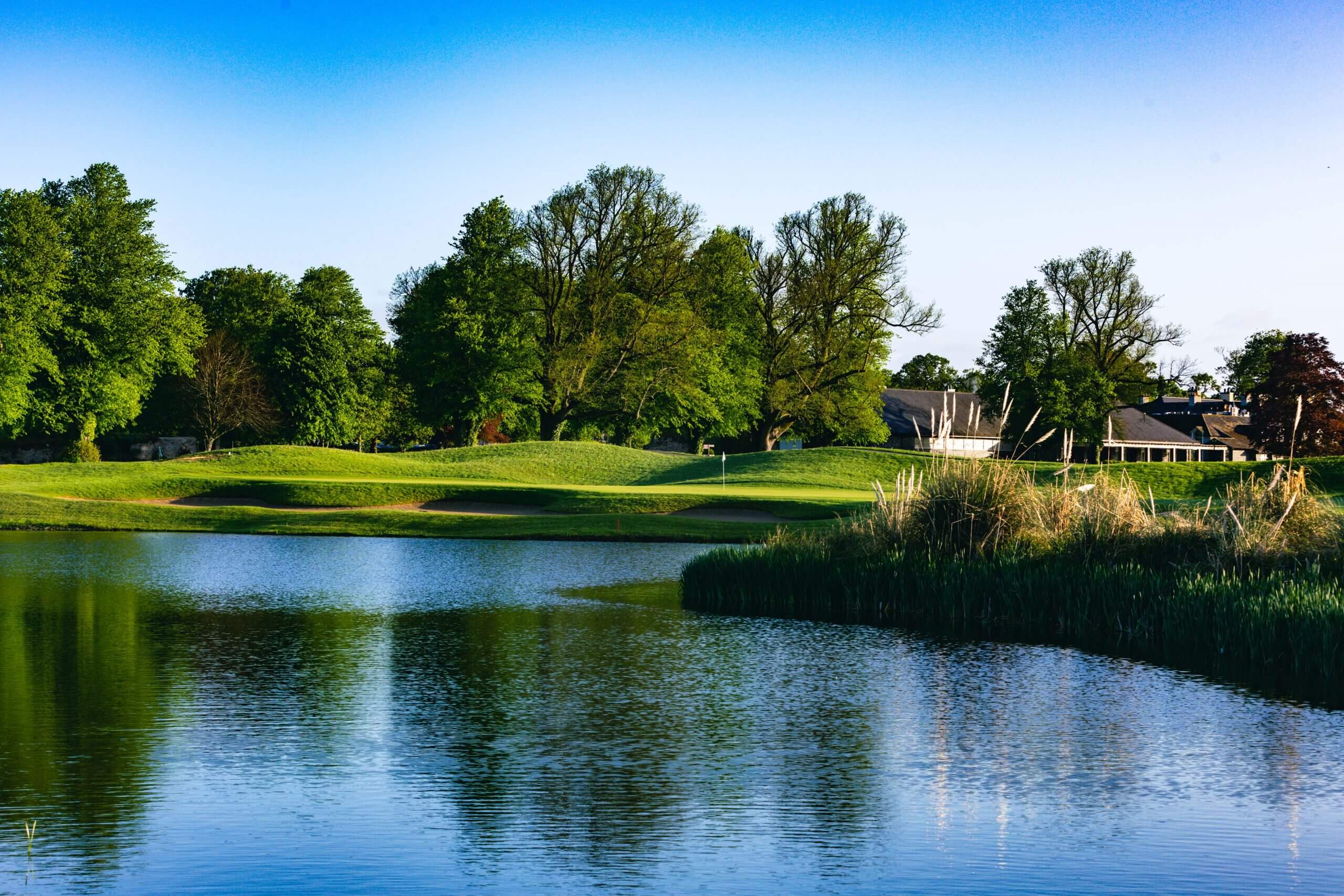 Golf course lake at Mount Juliet Estate
